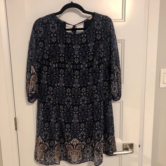 Paisley Purple Swing Dress - Picture 1 of 2